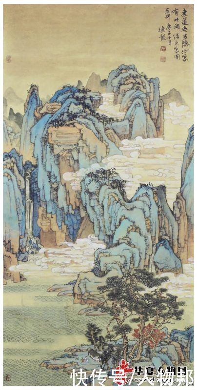 中国美术家协会!华夏书画艺术人物我与大青绿山水——乔德龙