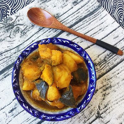 土豆焖南瓜|土豆焖南瓜
