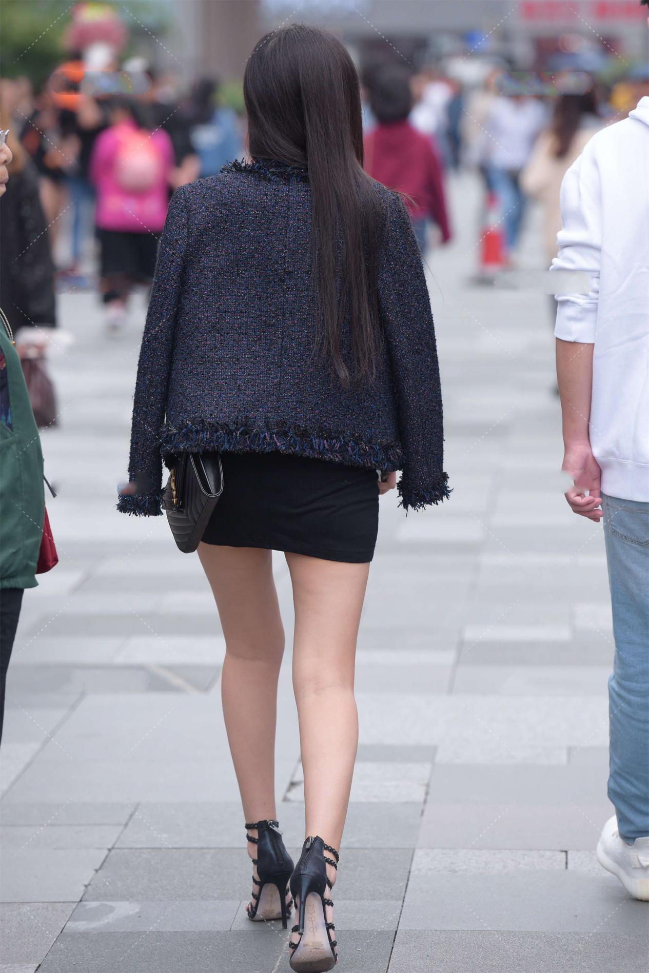 无袖连衣裙, 外搭小香风外套, 轻松打造甜酷女孩