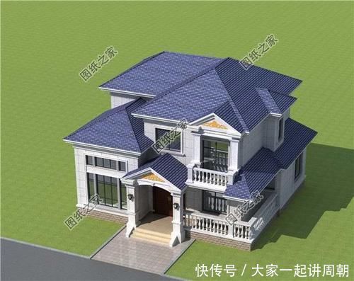别墅|5款小户型二层楼房,简欧风格,农村建房非他莫属