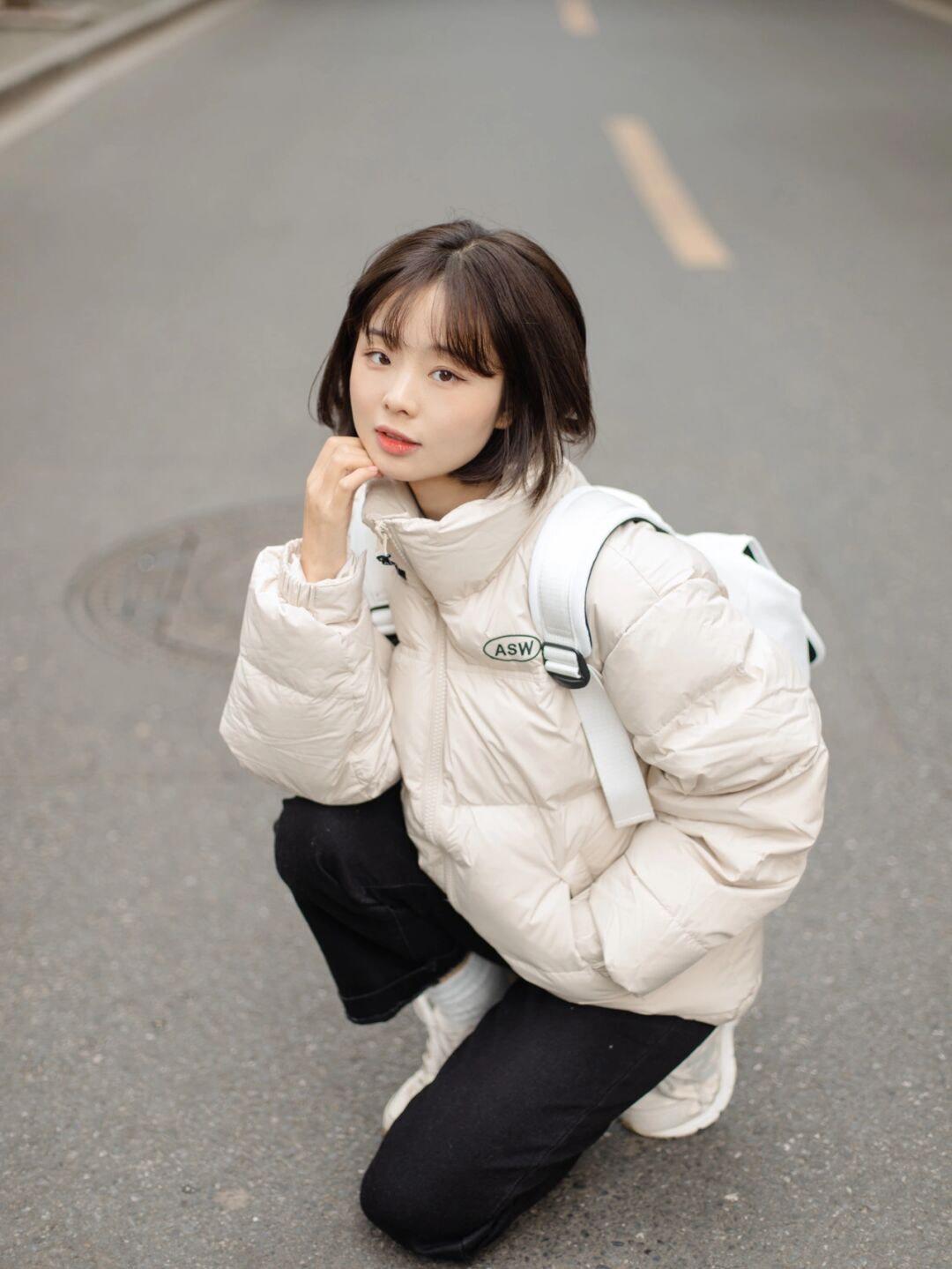 学院风|冬天怎么能少得了一身黑的穿搭呢?保暖不说还很时尚!