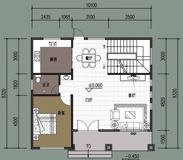 气派|盖房子要有“样”,有面子,要省钱,这套10米面宽二层别墅做到了