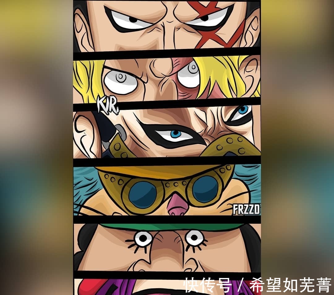 延晨|海贼王63个角色,光看眼神的话,你能猜出几个人