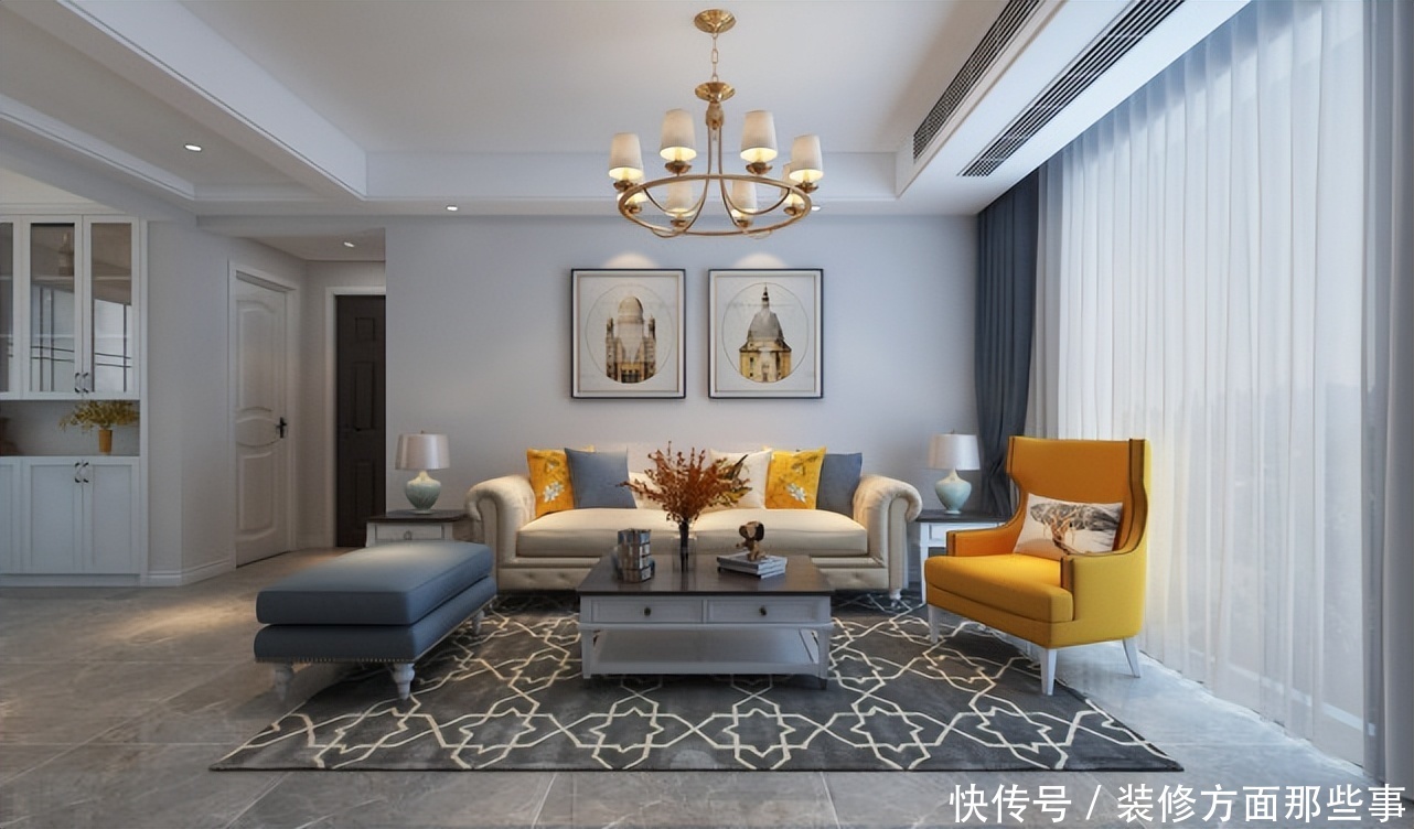 套房子|108平简美风设计暖色调为主,悬空的鞋帽柜太方便了