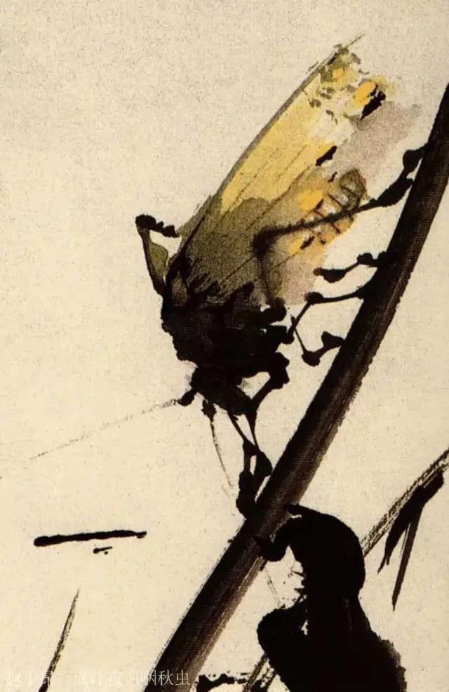 蝈蝈$国画技法图典——草虫篇:蝗虫 蚂蚱 蝈蝈 螽斯 螳螂 蟋蟀