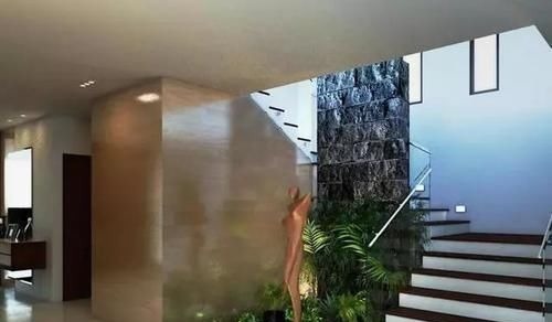 花卉|同样是楼梯,别人家装成漂亮小花园还带鱼池,你家却用来储物