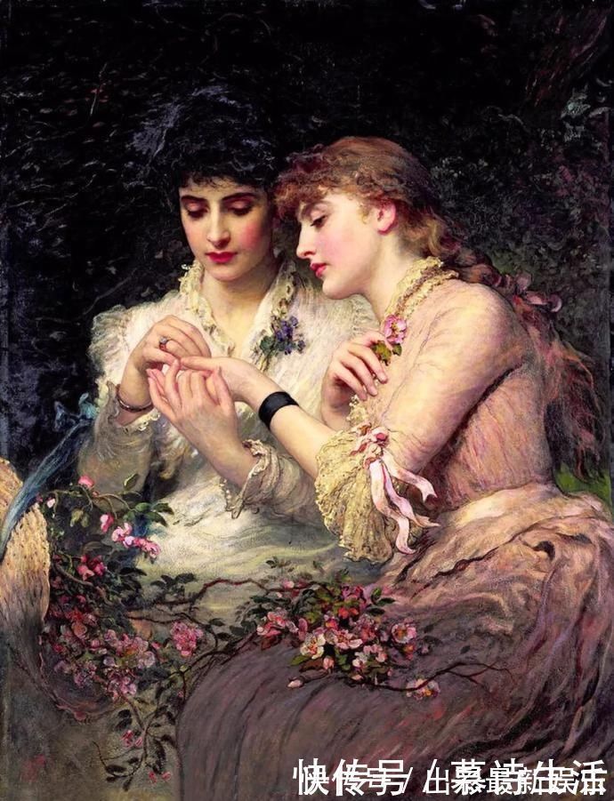 詹姆斯#英国艺术家詹姆斯·桑特人体油画中的美人,珠圆玉润,风情万种