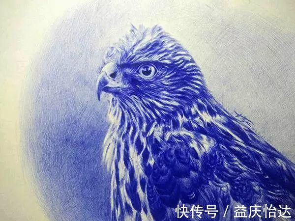 盼望!一位15岁的小姑娘,没有任何绘画基础,却画出了令人感动的圆珠笔作品!