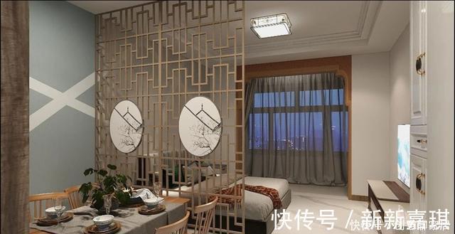 新中式|45㎡单身公寓,花5万块豪装新中式风格,高品质单身生活真羡慕