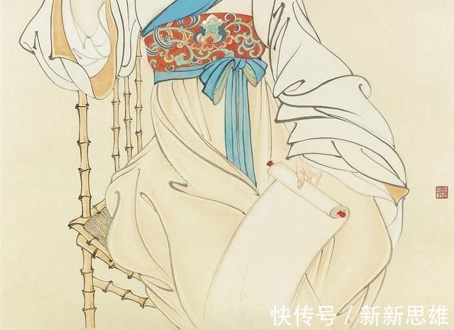 仕女画&张大千仕女画天南地北,离索何堪--《忆远图》