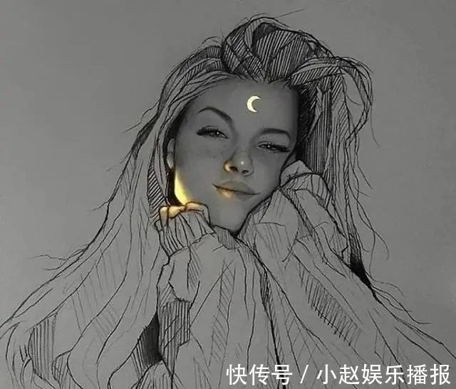 恩里克·伯纳尔#让单调的素描画发光，作品有种神秘的美，实在太别致了