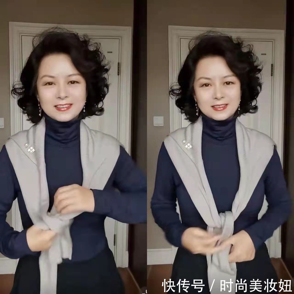 腰带|真正有气质的中年女人,打底衫也能穿出高级感,看她就知道
