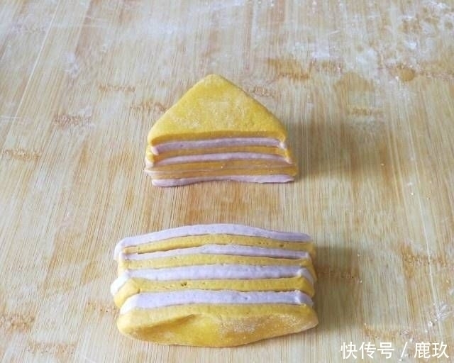 创意双色馒头,柔软丰满,营养丰富,外形可爱