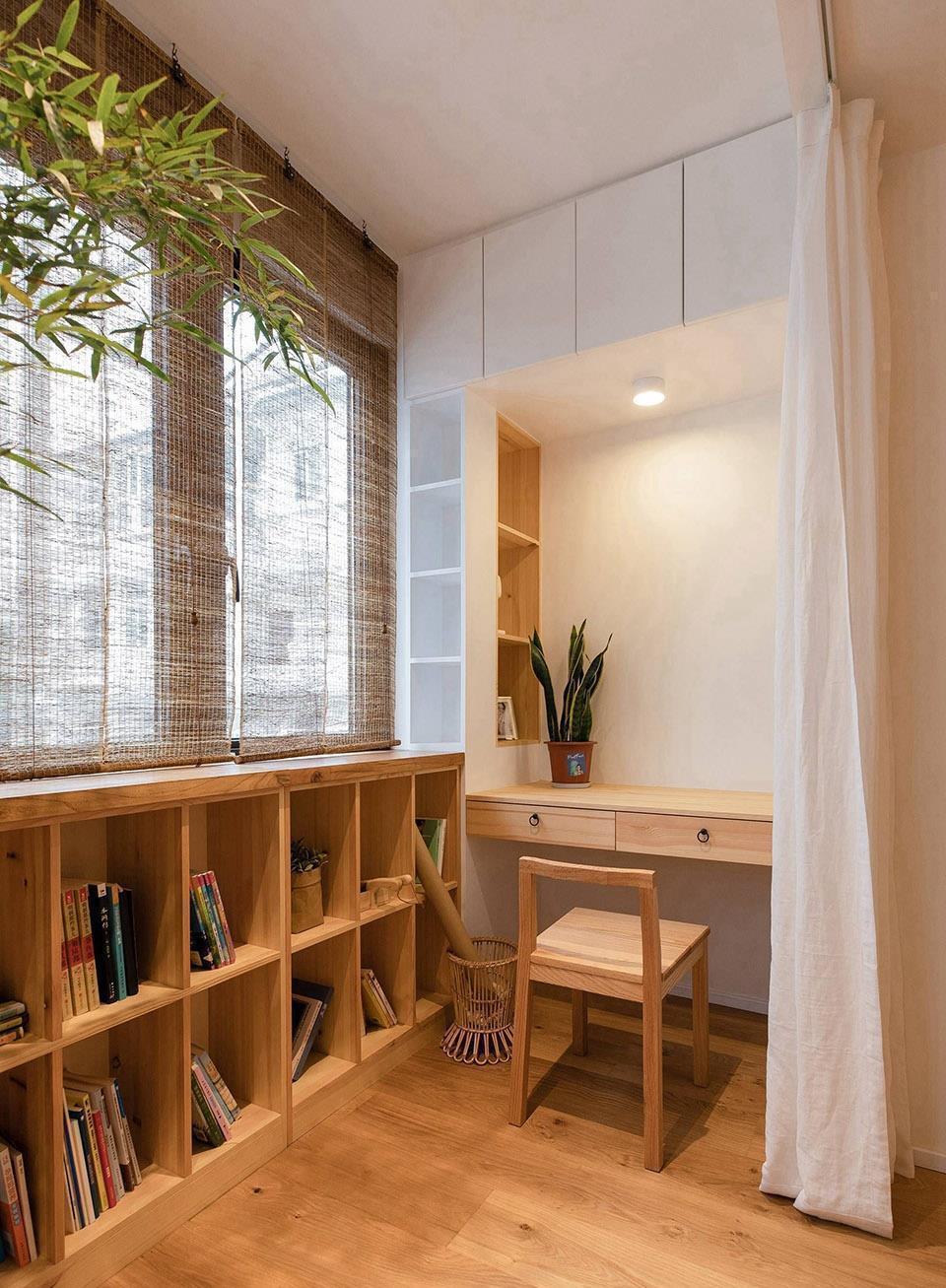 空间|45㎡小户型学区房,爆改后“小中见大”,整个家被一眼望穿