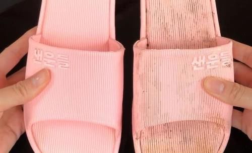 污渍|不管拖鞋多脏多黑,教你一招,立马干净如新,好方法快学学