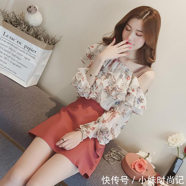 性感|炎炎夏日,浪漫又清凉当然首选雪纺衫了