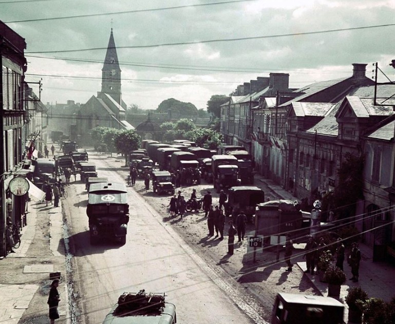 诺曼底|诺曼底登陆罕见的彩色照片：士兵们准备登陆诺曼底，平凡而伟大