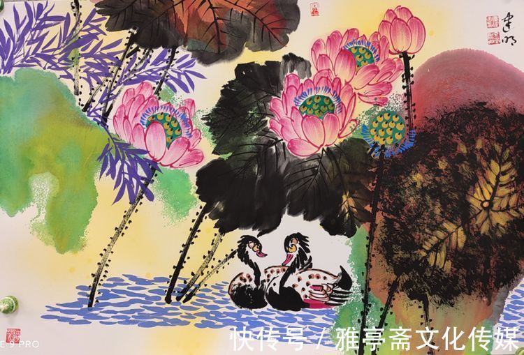 童银生&画家童建明(童银生)花鸟作品展《一团荷气》第八期全网联展(精品展)