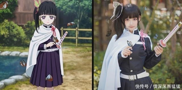 阿柒|鬼灭之刃硬核COS，蝴蝶忍神还原！泰国小哥看后也要认输！