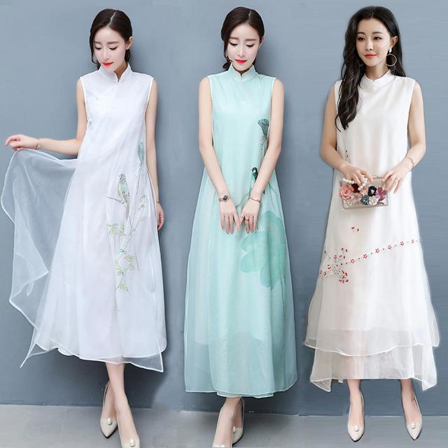改良版|正流行的改良旗袍连衣裙,刚刚好的韵味,典雅之余又不失魅惑十足