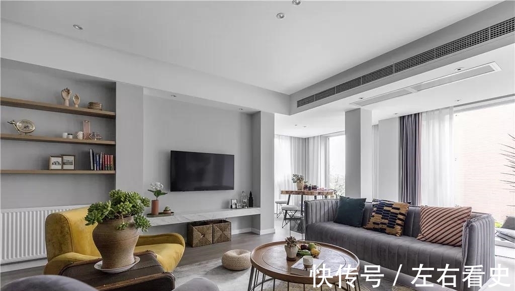 轻奢风|140平户型，现代轻奢风，精致又舒适