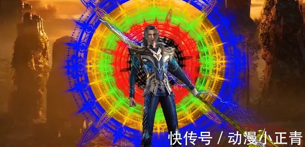 唐三|斗罗大陆:唐三的黄金三叉戟曝光,配合蓝绿色魂环绝了,颠覆认知