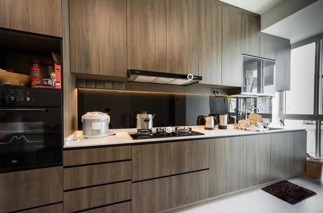 电视墙|精心设计现代简约风，223㎡复式大半年时间才完工，比别墅还霸气