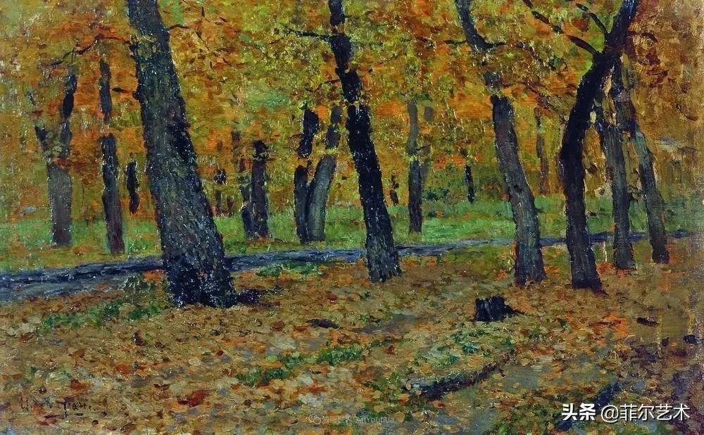 大自然!艾萨克·伊里奇·列维坦油画作品用笔洗练,情感充沛,极富诗意