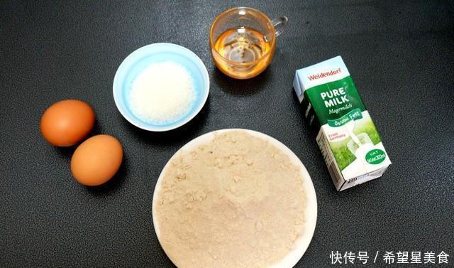 简单|自制全麦松饼做法简单,没有添加剂营养更健康,孩子爱吃妈妈常做