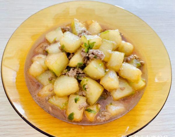 鲜香|鲜香下饭的超级好吃的肉末冬瓜，你喜欢吗？