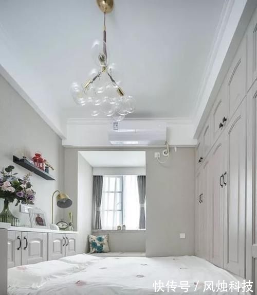 衣柜|87㎡小三房,电视墙太漂亮了,尤其“餐厨一体”实用极了