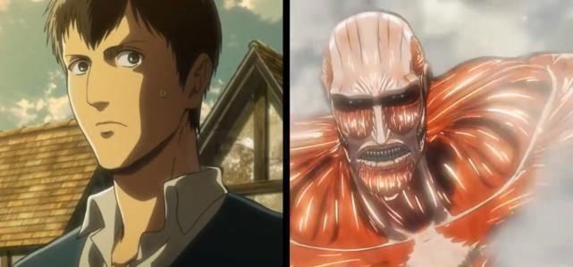 巨人|进击的巨人:巨人化前后对比图,莱纳彰显沉稳,艾伦形象过于奇异