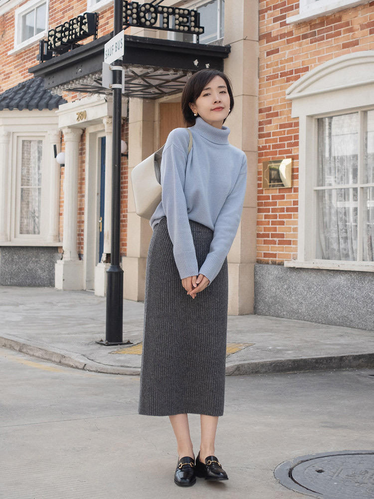 高领 百变冬日“毛衣”搭配指南,30+女性穿了时尚大方,让你格调满满