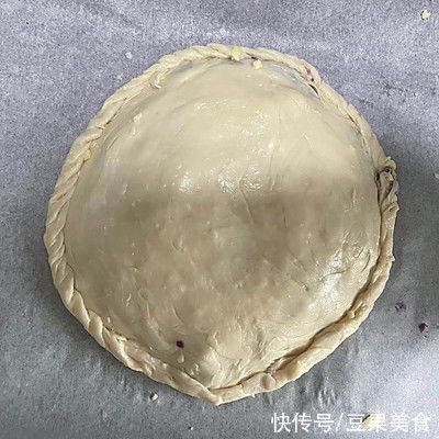 #精致一人食#快手紫薯奶酪派