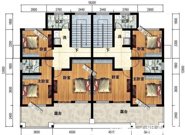 美观性|造价经济的两层双拼别墅,美观实用为基本条件,每栋约35万建