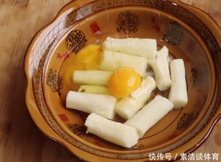 鸡蛋|山药别煮粥了，和鸡蛋拌一下，居然比肉都香，一次一根都不够吃