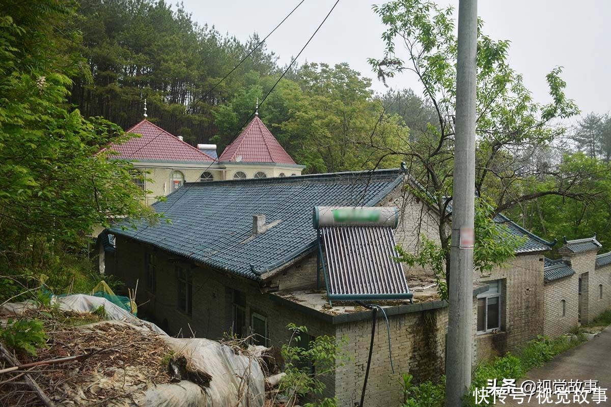 房子|大爷深山建豪华别墅，四周树木包围，看为啥不安装大门