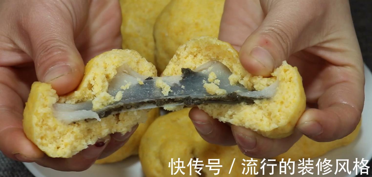 玉米面|玉米面和汤圆这样搭配,做法你想不到,真是高手在民间,绝了