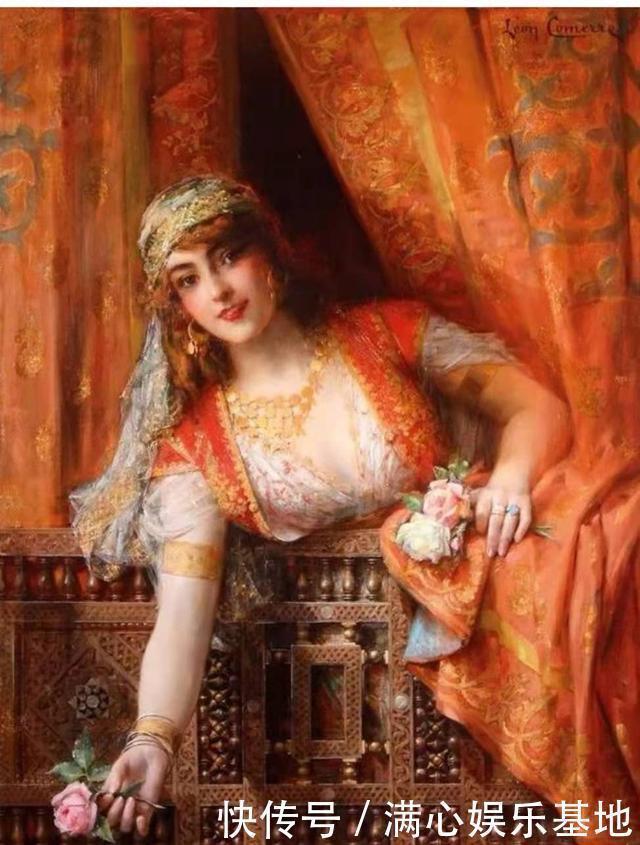 妩媚$他画里的美女:身娇体软皮肤白,妩媚又迷人