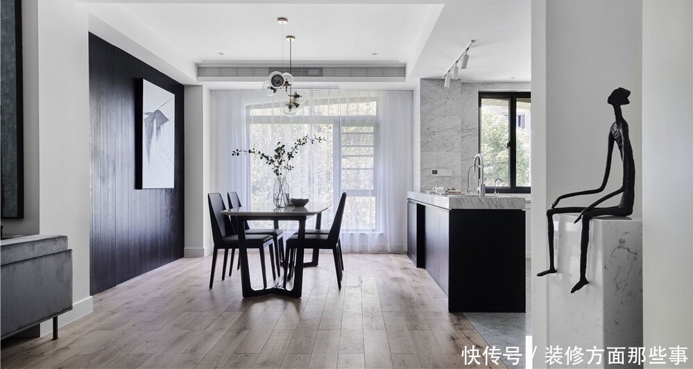 慵懒度|180平现代风四居,将小阳台都扩展到客餐厅中有280㎡的既视感