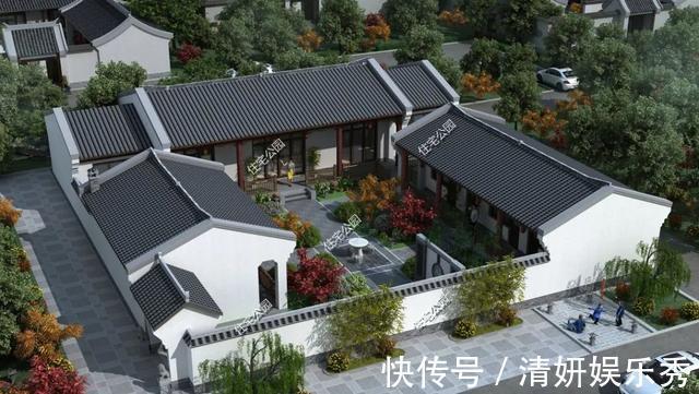 平面|2021年农村建房子，推荐这15套中式小院，造价便宜还实用