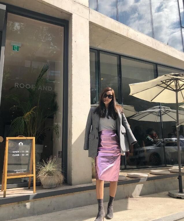 高跟鞋|有着健康肤色韩国博主 穿搭日常又有高级感