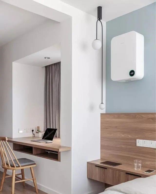 原木色|90平新房,过道、衣帽间太实用了,卫生间装折叠门,超明智!