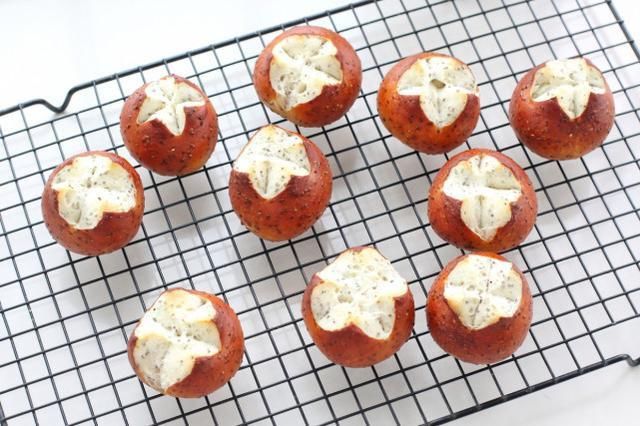 烤箱|自制低脂碱水球,无糖无油营养十足,饱腹感强适合减肥人群食用