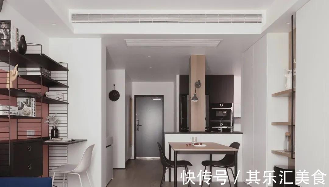 书房|虽只75㎡三口之家,却拥有两间卧室+一个书房,我看出了豪宅样子