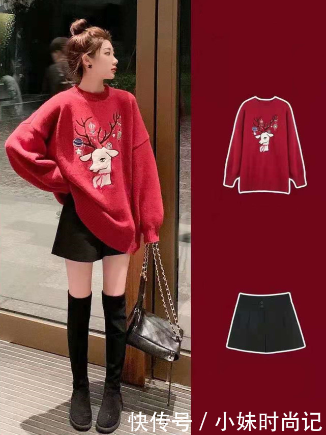 圣诞节|平常穿得低调点就算了,圣诞节难道你不想红一把吗?