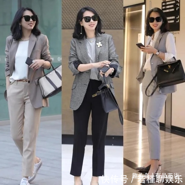 针织衫|40岁女人初秋穿搭示范,简约优雅一些,才更有质感