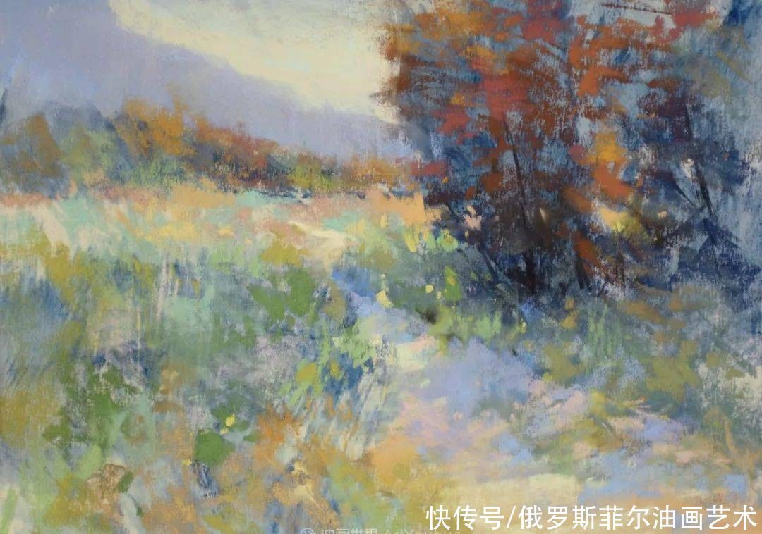 艺术家|美国当代粉彩艺术家贝萨尼·菲尔兹粉彩风景画作品欣赏
