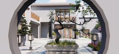 别墅花园设计：花园单调无味？偷偷加入这些小品，美出另一个境界