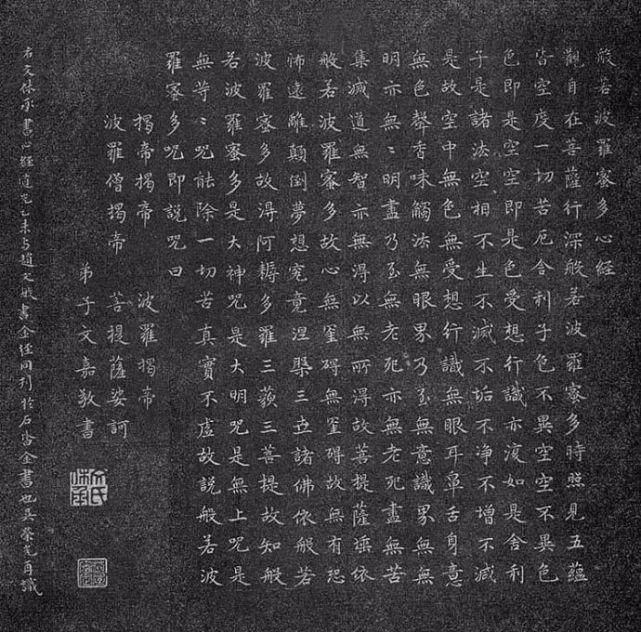 赵孟頫#赵孟頫《小楷金刚经》两版欣赏！书风遒媚、秀逸，结体严整、笔法圆熟！